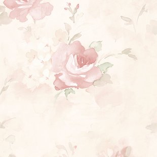 310x310 Floral Watercolor Wallpaper Wayfair