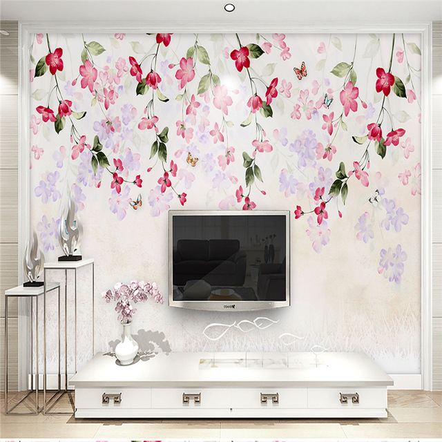 640x640 Large Custom Wallpapers 3d Florals Photo Wall Murals Hand Painted