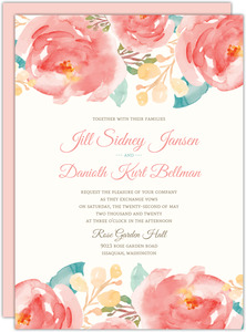 222x300 Floral Wedding Invitations Amp Floral Wedding Invites
