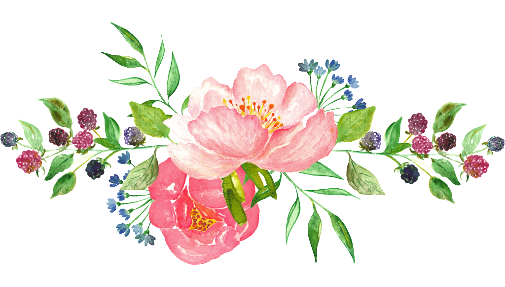 1024x581 Watercolor Flowers Hd Photos Free Download