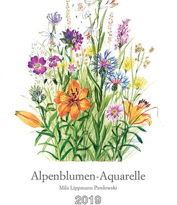 600x695 Watercolor Flowers 2019