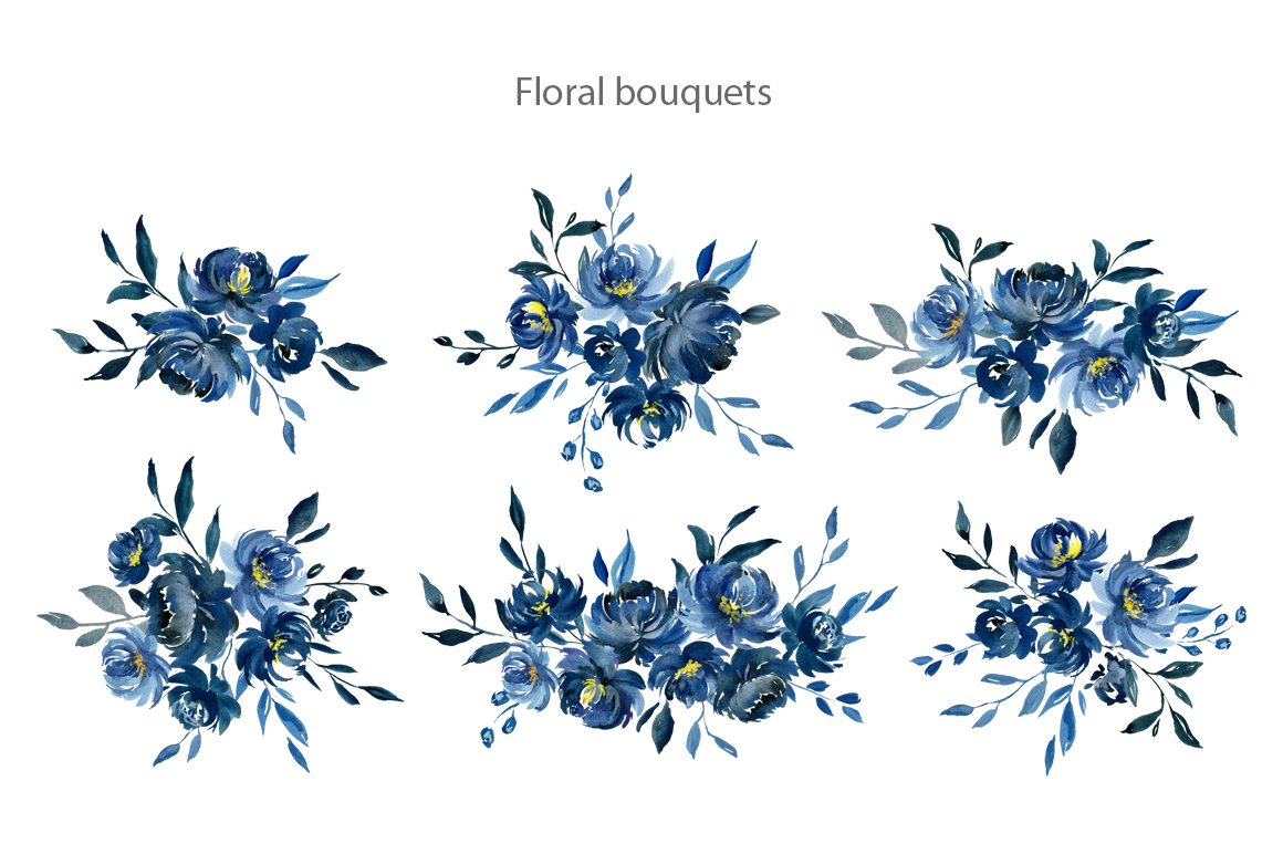 Transparent Background Navy Blue Flowers Png Ardusat Org