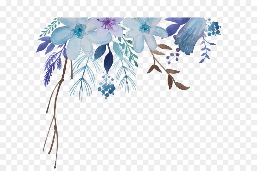 900x600 Watercolor Painting Flower