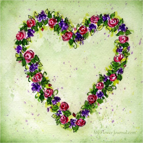500x500 How To Paint A Watercolor Flower Wreath