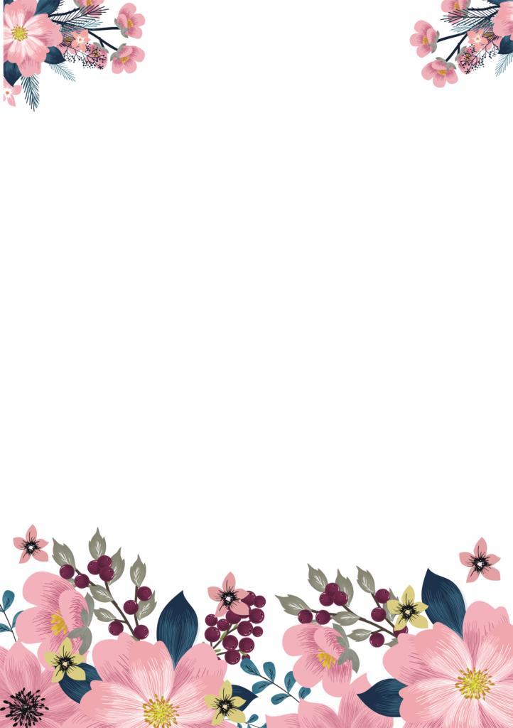 722x1024 Free Watercolor Flowers Png Download