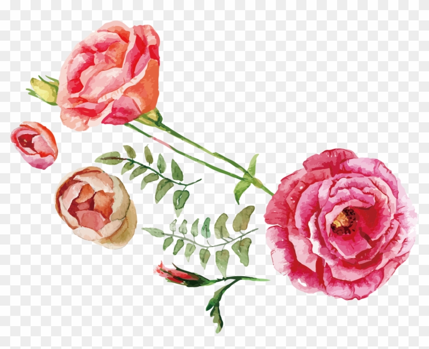 840x685 Rose Flower Bouquet Illustration