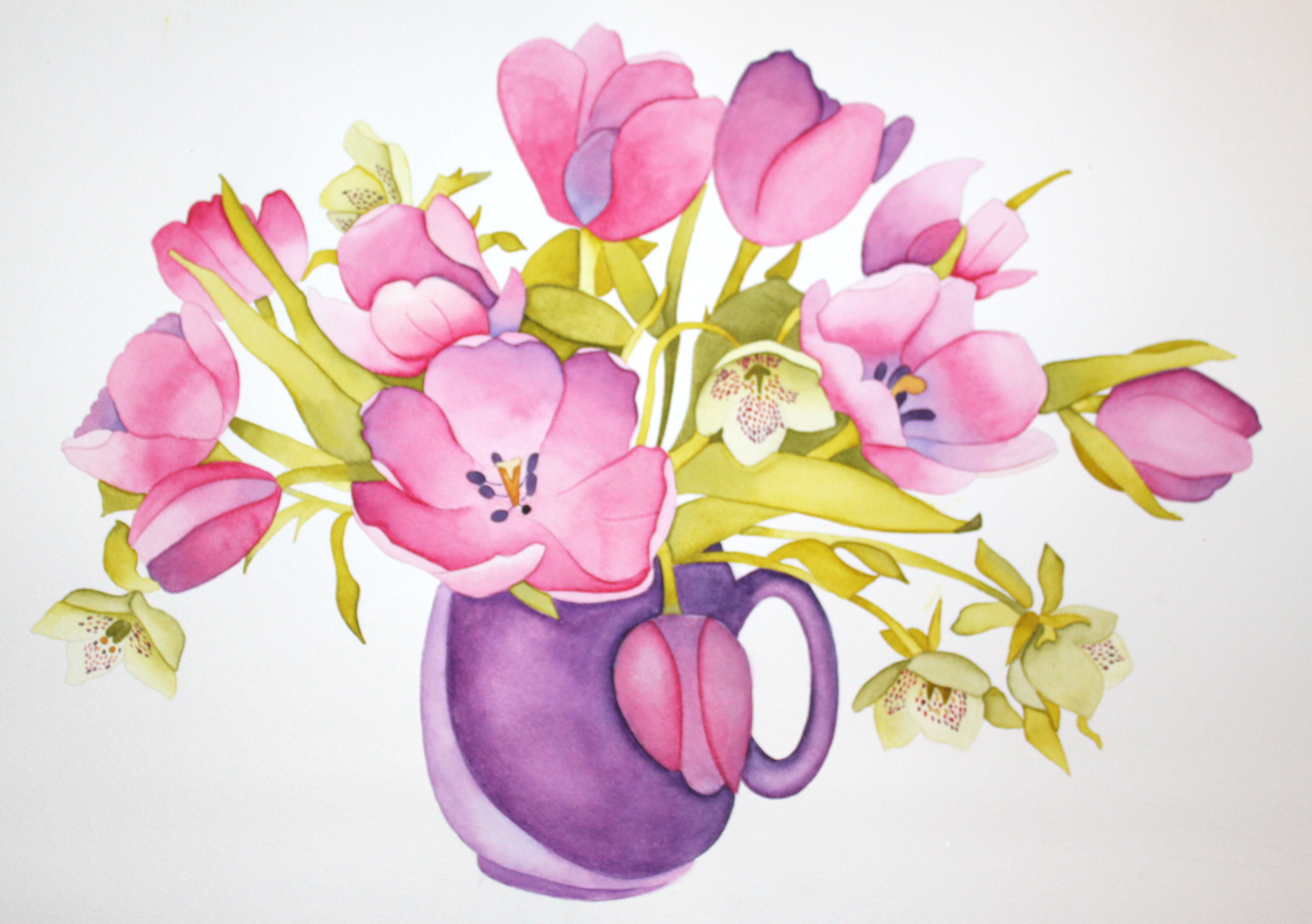 Watercolor Flowers Tumblr