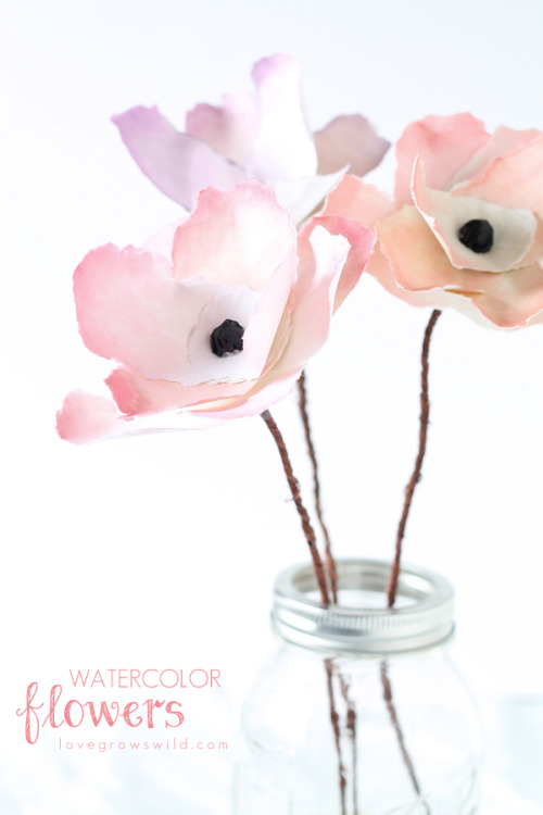 500x750 Watercolor Flowers Via Love Grows Wild Createforless Tumblr
