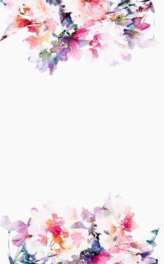 236x380 Watercolor Flower Background Tumblr