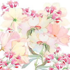 236x236 Watercolor Flowers. . . Www Flores