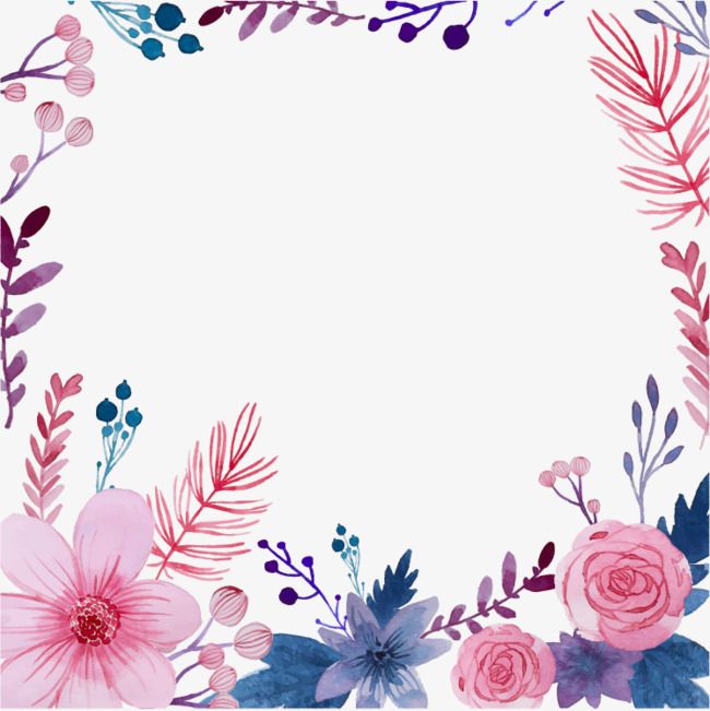 650x651 Watercolor Flowers Vector,art,card,handheld Card,watercolor