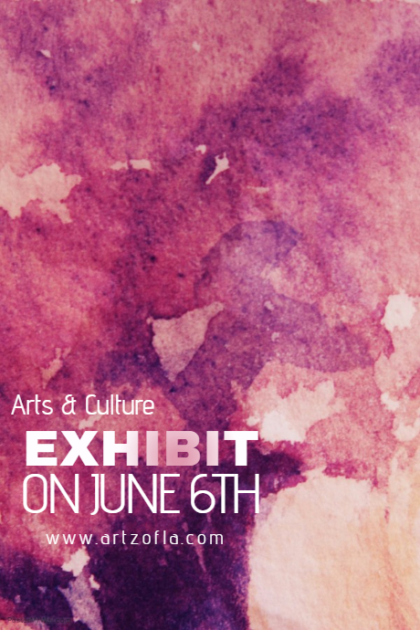 460x690 Paint Splash Watercolor Art Culture Exhibit Flyer Campaign Simple