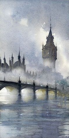 236x468 London Fog (Thomas Schaller) Watery Watercolor