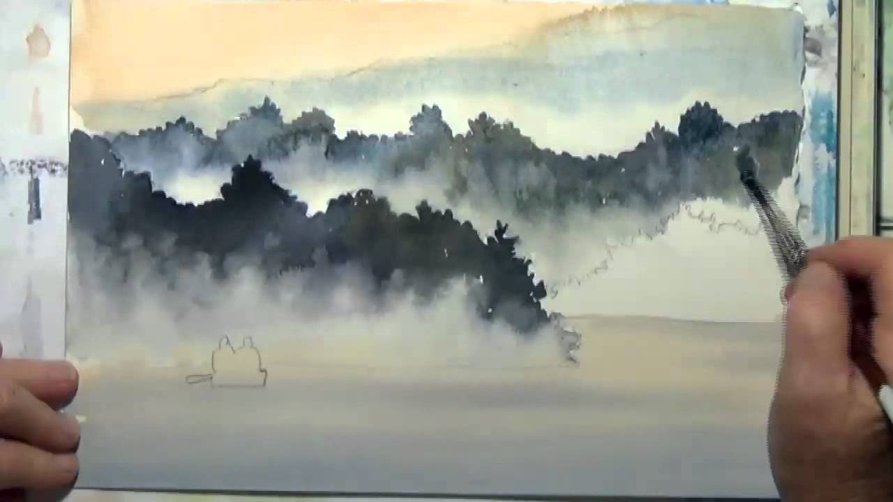 1280x720 How To Paint Fog With Watercolor