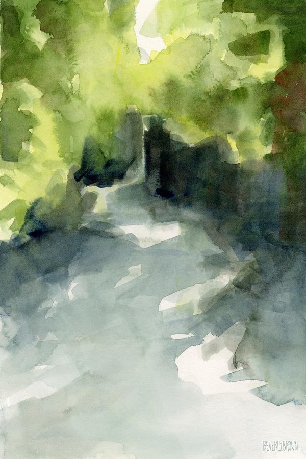 600x900 Sunlight And Foliage Conservatory Garden Central Park Watercolor