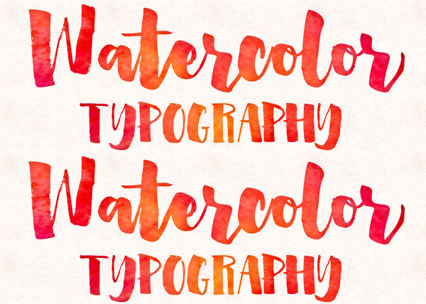600x428 Examples Of Watercolor Typography Free Amp Premium Templates