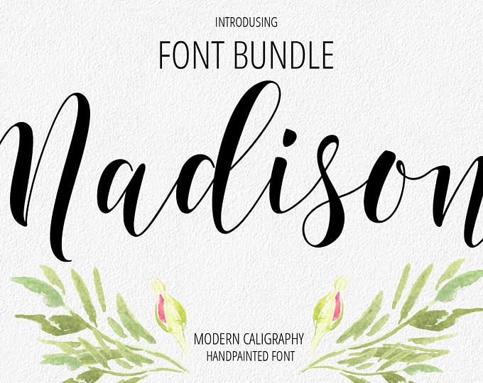 680x540 Font Bundle Digital Font Calligraphy Handwritten Script Wedding
