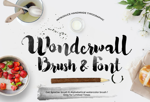 580x396 Wonderwall Font Amp Alphabetical Brush