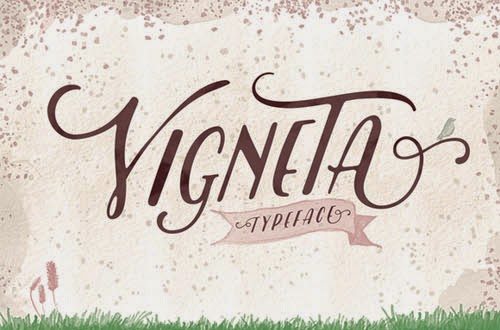 500x330 Free Font Download Vigneta Typeface Freebies Psd