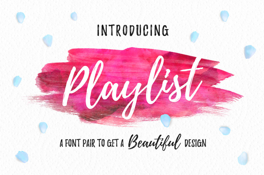 900x599 Playlist Script Font