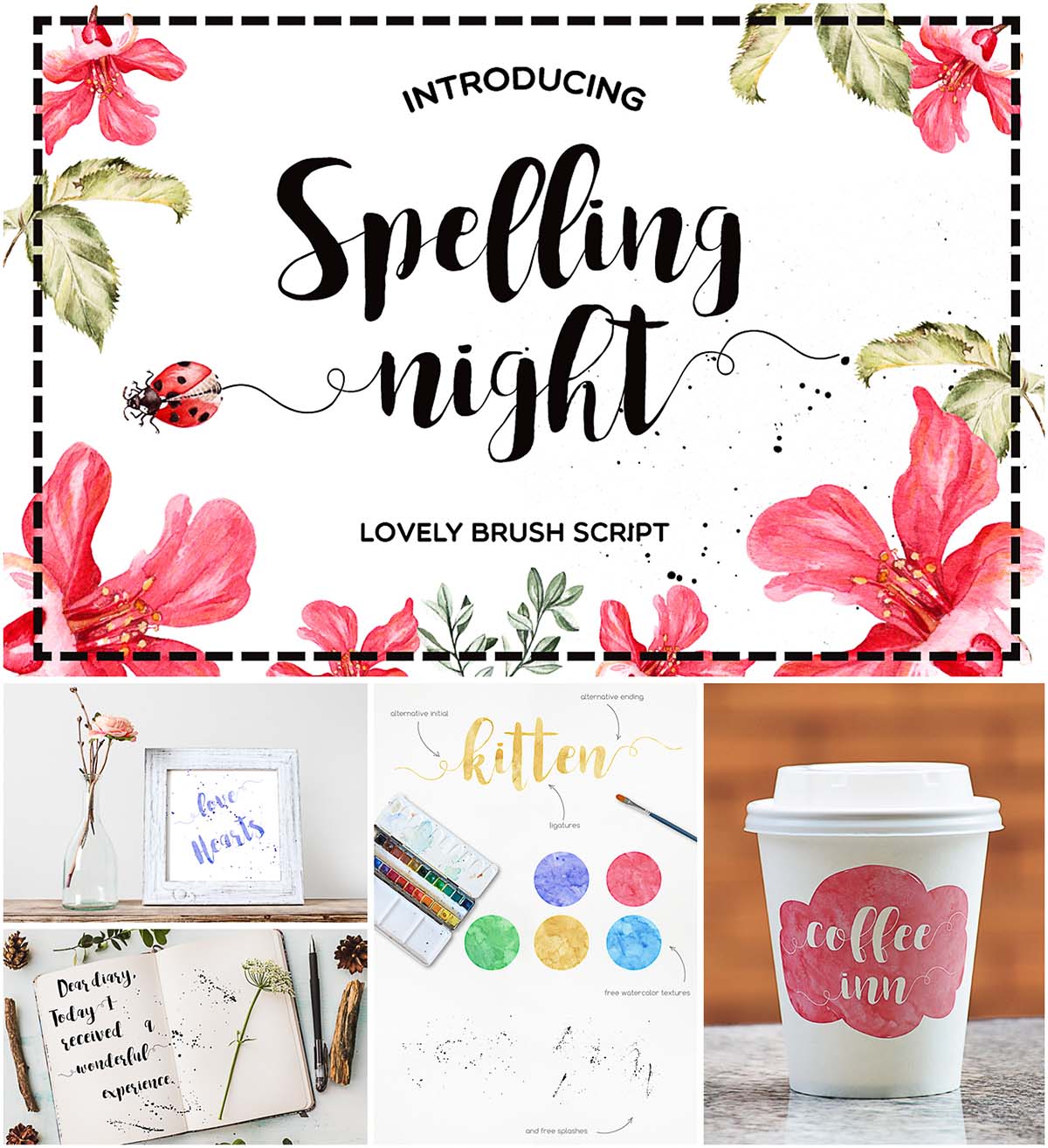 1200x1314 Spelling Night Calligraphy Font Free Download