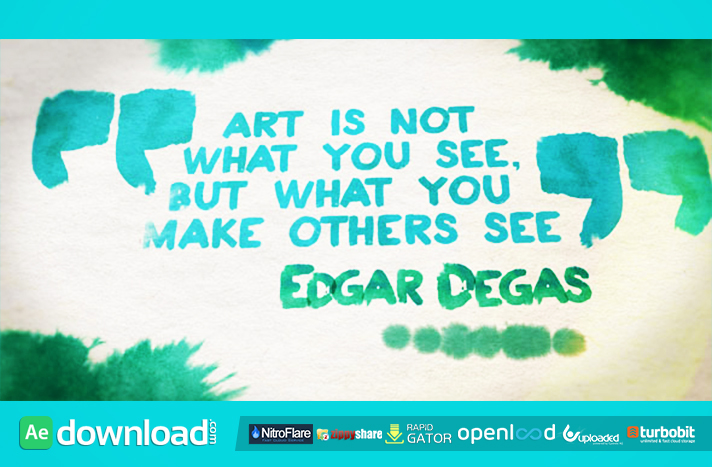 712x467 Watercolor Quotes And Animated Font Free Download