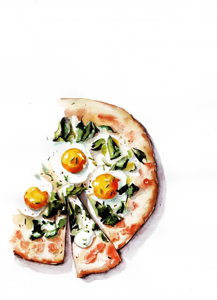 724x1000 Watercolor Food Malikova Darya Food Watercolor