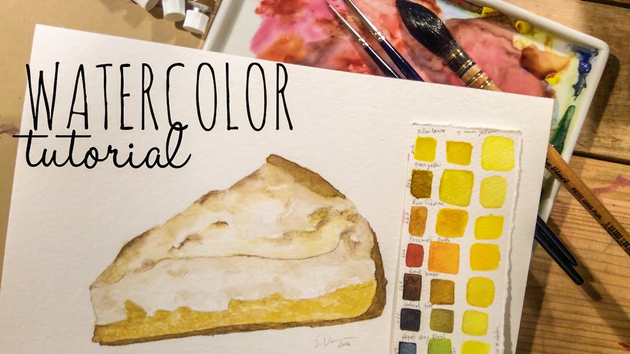 1280x720 Food Illustration Tutorial Lemon Meringue Pie ~ How To Use