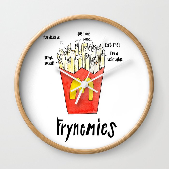 700x700 Frynemies, Frenemy, French Fries, Food Art, Funny Art