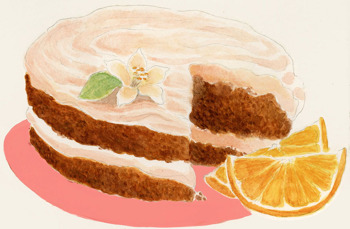 1200x787 Watercolor Food Illustrations On Scad Portfolios