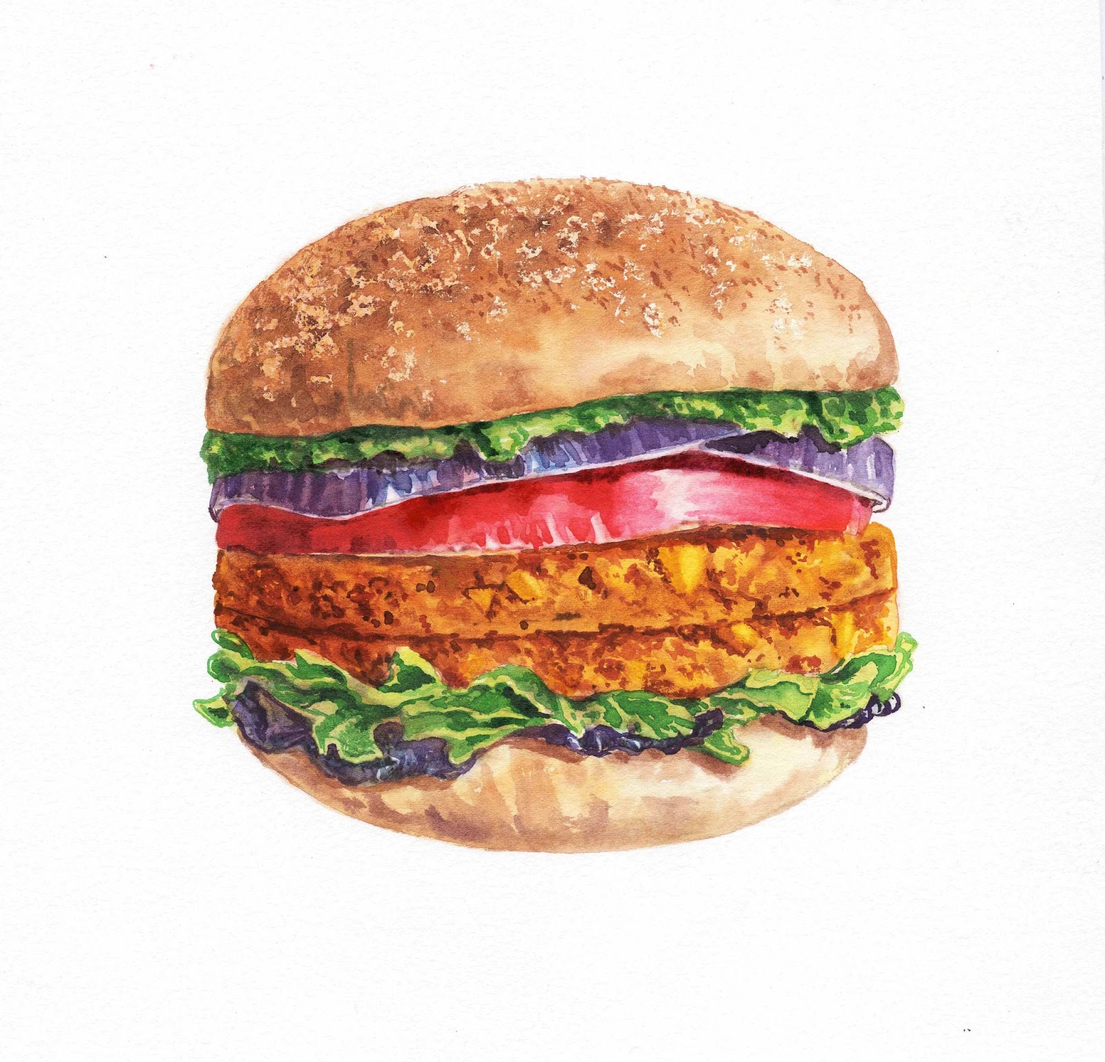 1600x1538 Watercolor Illustrations Watercolour Food Illustration