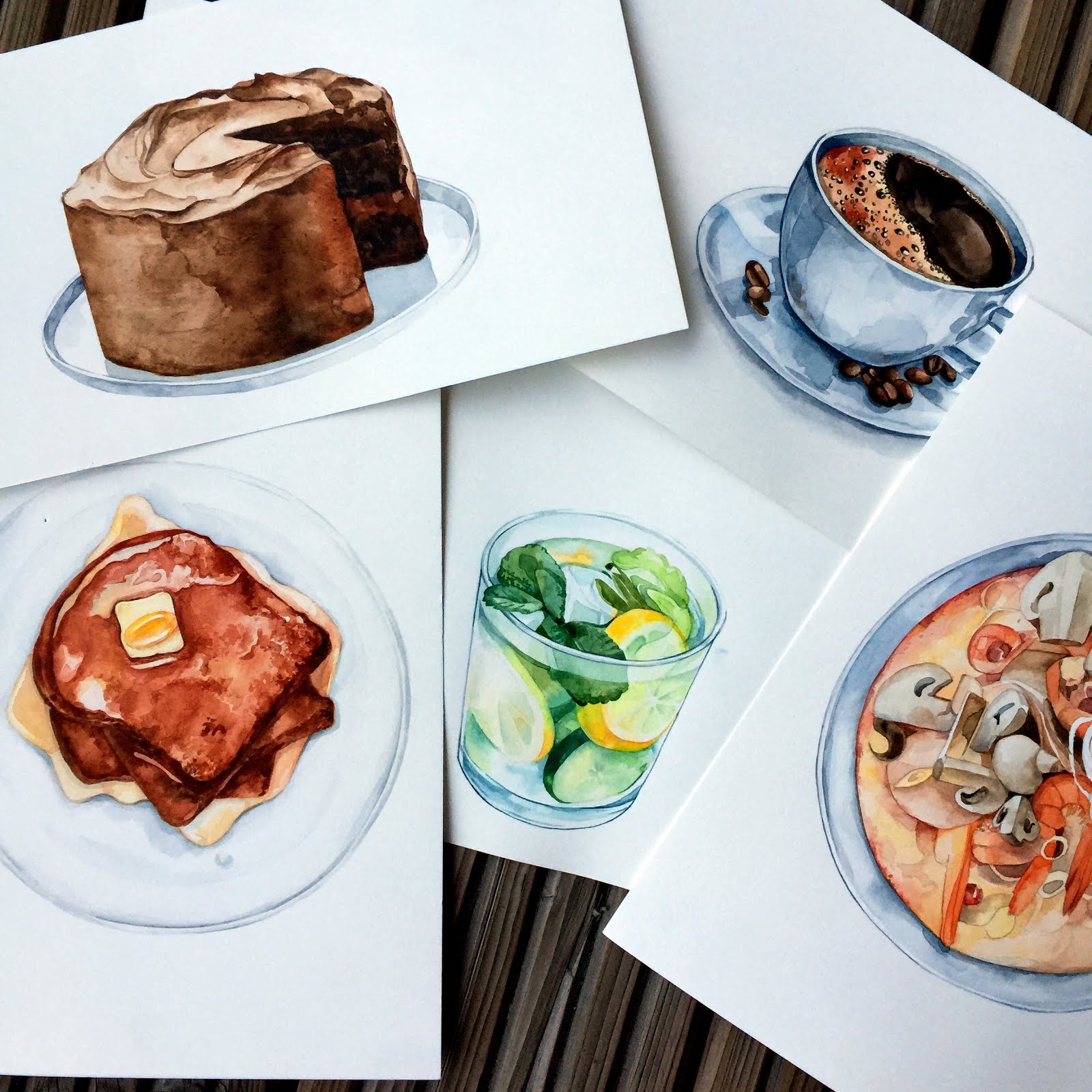 1600x1600 Watercolour Illustration. Freelance Illustrator Artist London Uk