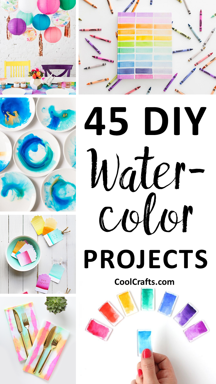 720x1280 45 Diy Watercolor Projects Ideas You Can Try With Your Kids Cool