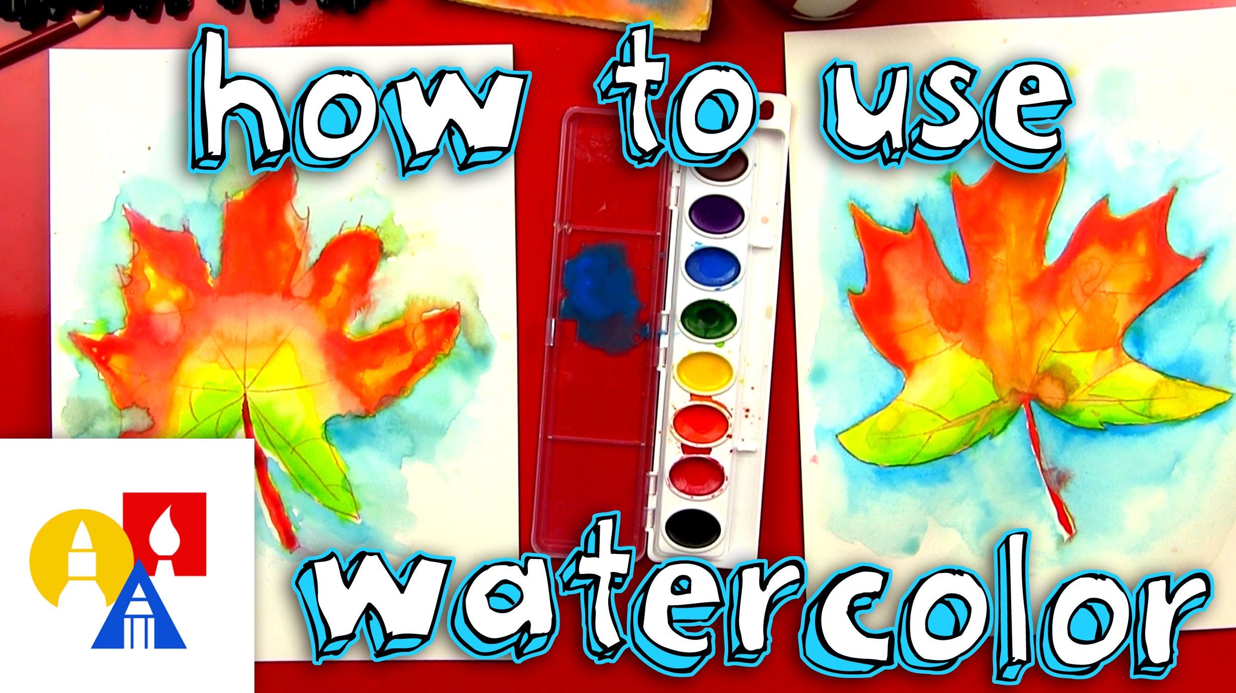 2463x1381 How To Paint With Watercolor (For Kids)