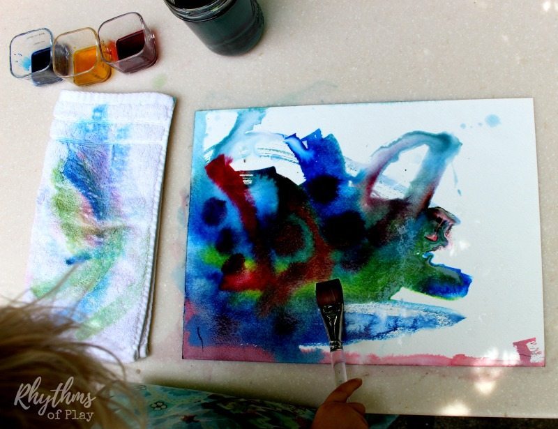 800x615 Three Color Wet On Wet Watercolor Painting For Kids Rhythms Of Play