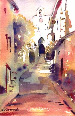 250x385 Watercolours (Watercolors) For Sale By Susan Czermak