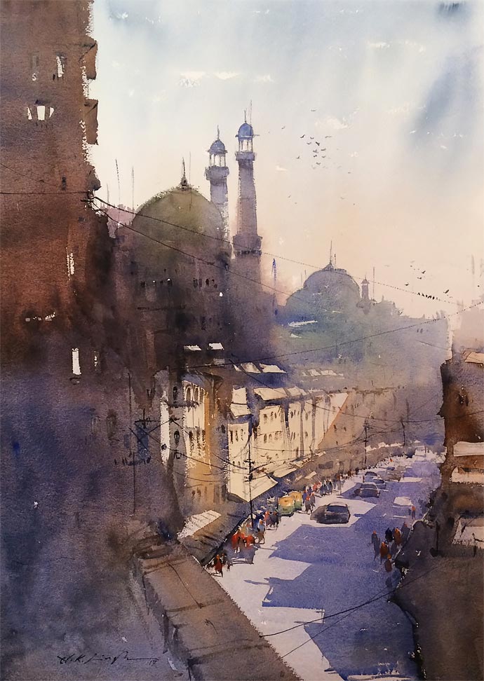 690x972 How I Become Watercolor Artist Online Art Gallery For Best