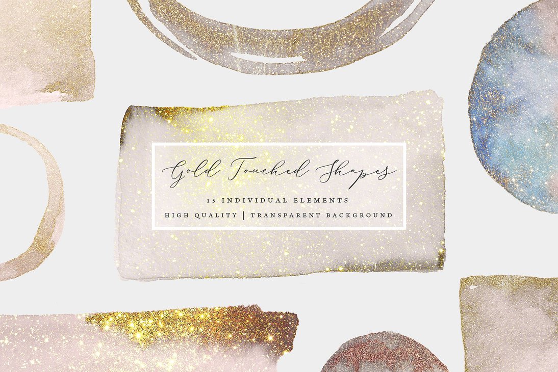 1094x730 Gold Touched Shapes