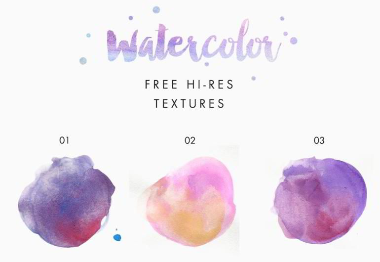 770x530 Watercolor Freebies For Graphic Designers Watercolor Texture