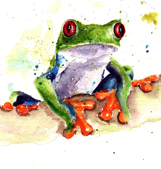 Watercolor Frog at GetDrawings | Free download