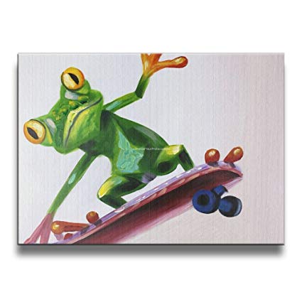 425x425 Mout Store Art Watercolor Frog On The Skateboard 1620