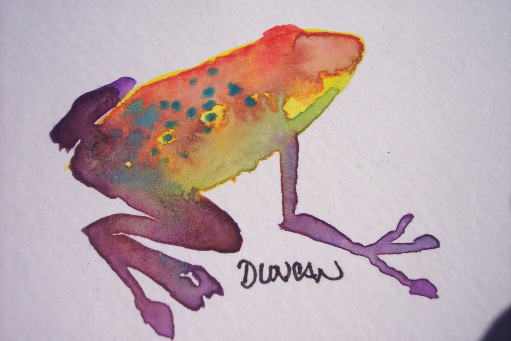 1024x683 Watercolor Frog By ~duncanclay Tattoo Inspiration