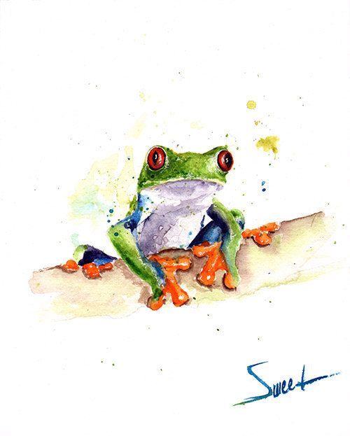 500x623 Image Result For Watercolor Frog Tattoo Watercolor Technique