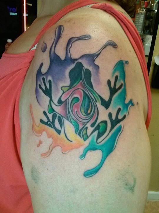 540x720 Watercolor Frog Tattoo By Mike Hamill To Book An Appointment Come