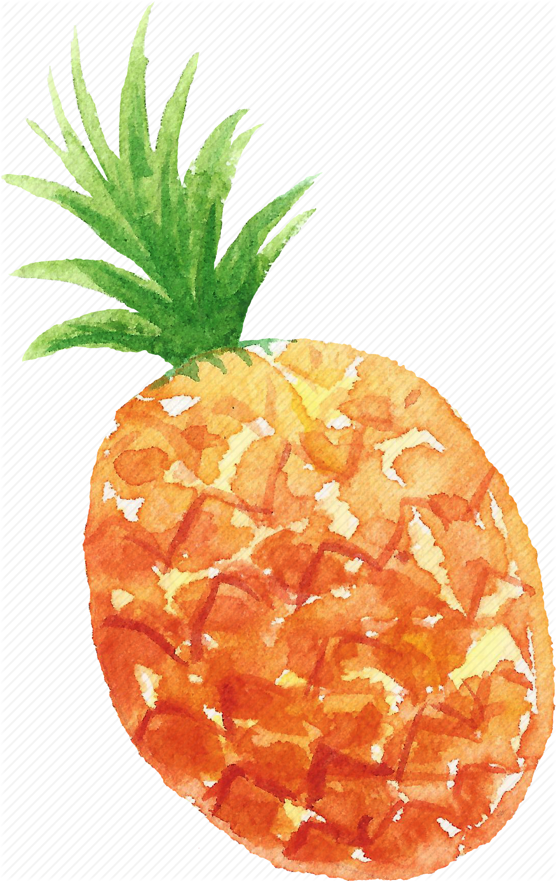 1090x1726 Cuisine, Food, Fruit, Fruits, Pineapple, Watercolor, Watercolors Icon
