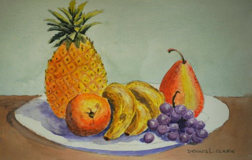 500x318 How To Paint A Still Life With Fruit In Watercolour Online Art