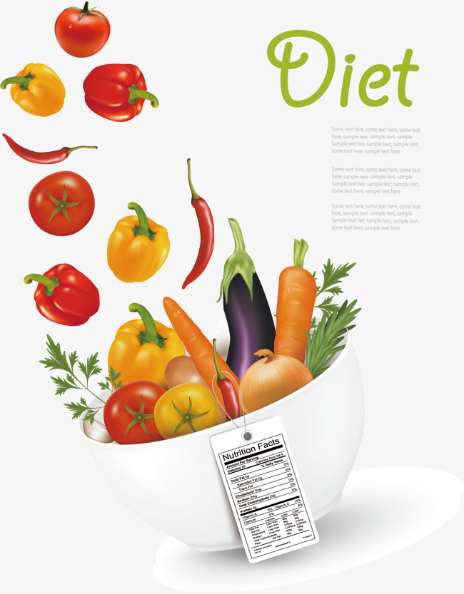 650x833 Watercolor Fruits And Vegetables Vector, Watercolor Vector, Red