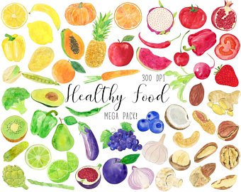 340x270 Watercolor Vegetable Etsy