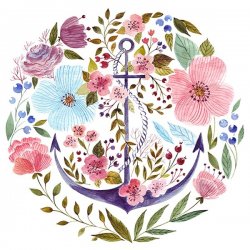 250x250 Watercolor Vegetables Amp Fruits