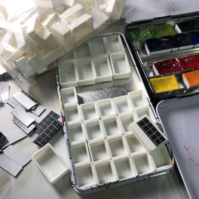 640x640 Empty Watercolor Full Pans, Design Amp Craft, Craft Supplies Amp Tools